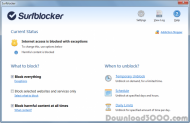 Surfblocker screenshot